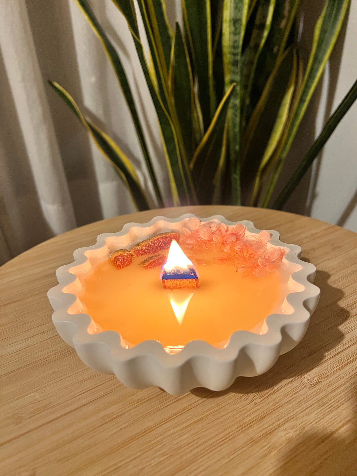 Vela Higo y Flor de Loto - 220 g de cera de soja