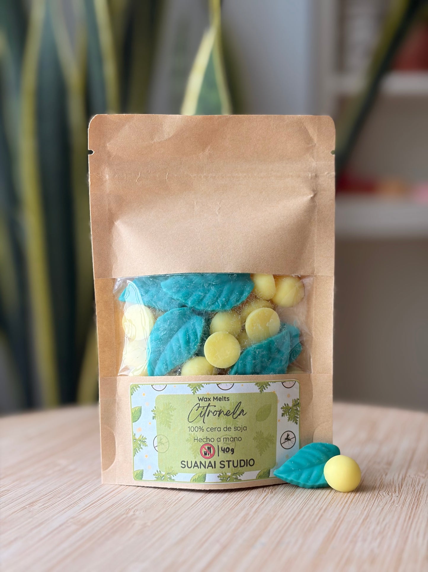 Wax melts de Citronela · Cera de soja