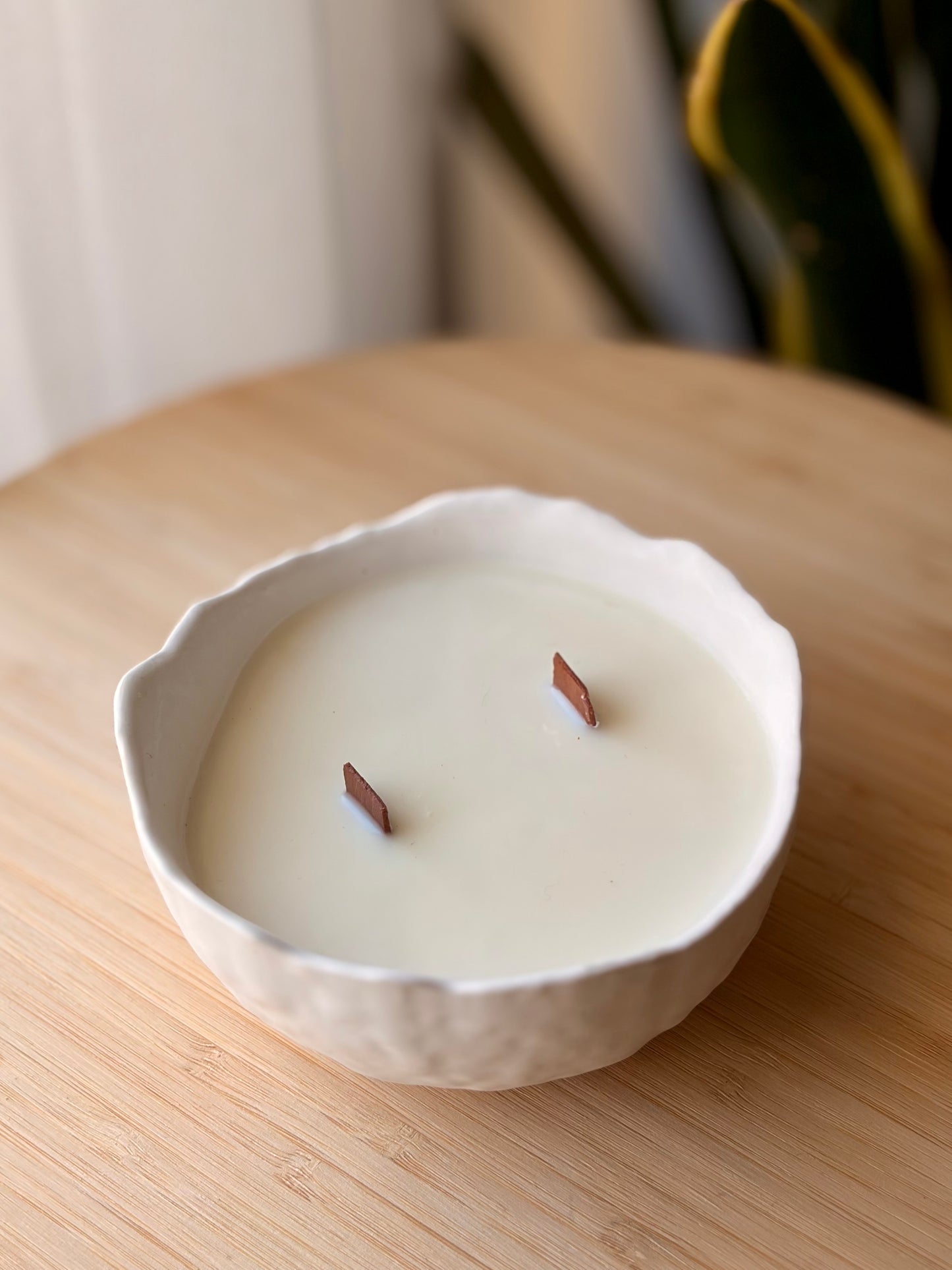 Vela artesanal de Bergamota - 270 g cera de soja