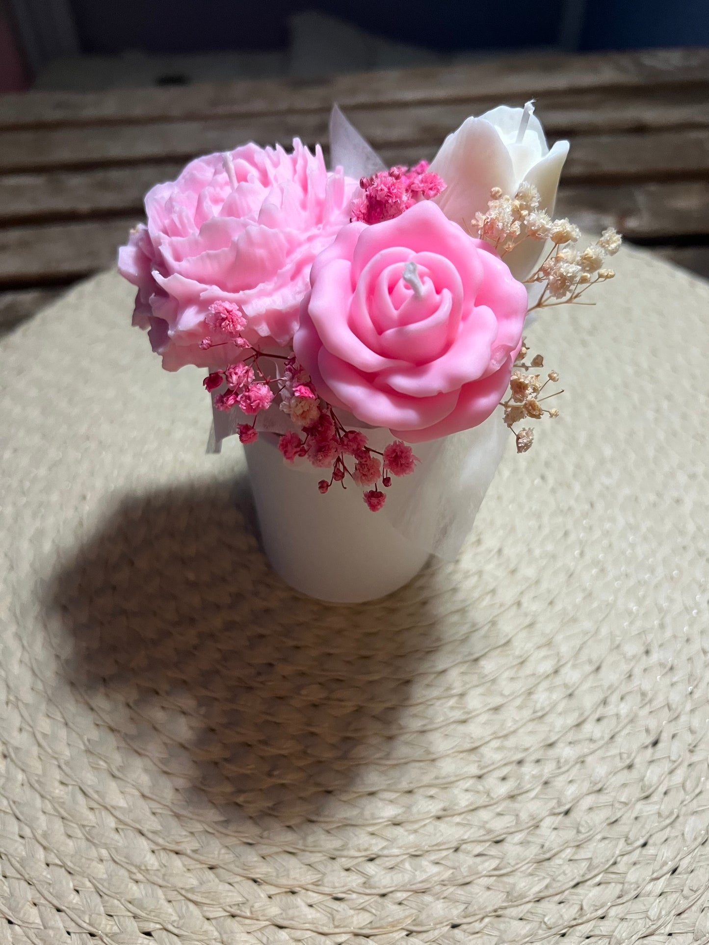 Ramo de Flor Eterna de Cera de Soja – Formato Pequeño