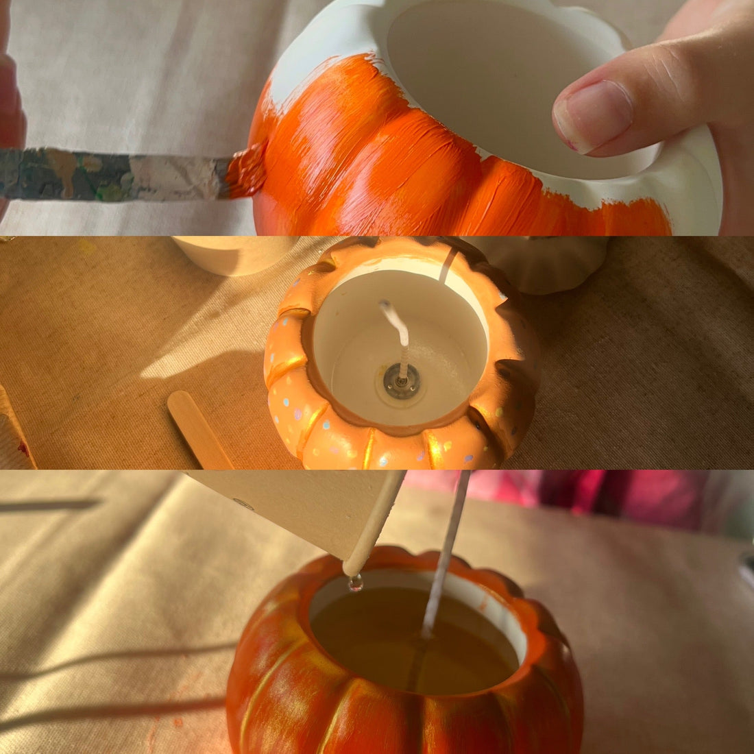 Taller de velas en Vitoria: pinta tu calabaza y conviértela en vela 🎃🕯️