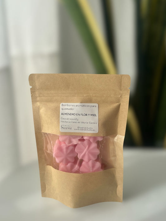 Wax Melts de cera de soja - Almendro en flor y miel