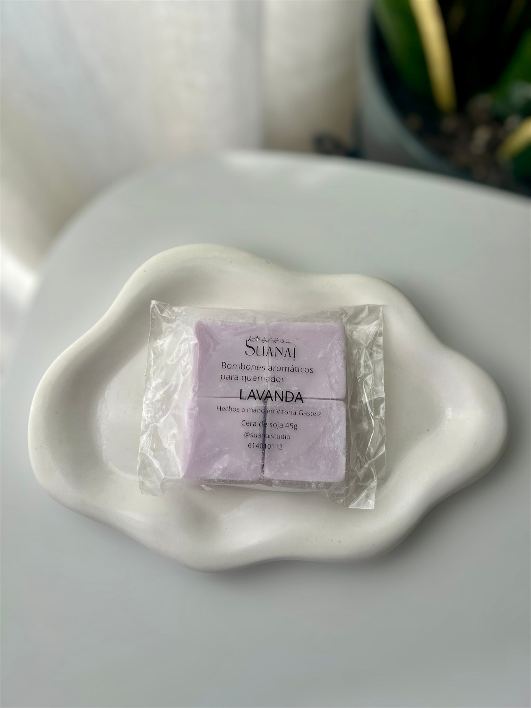 Wax Melts aromáticos de cera de soja con Mica – Lavanda