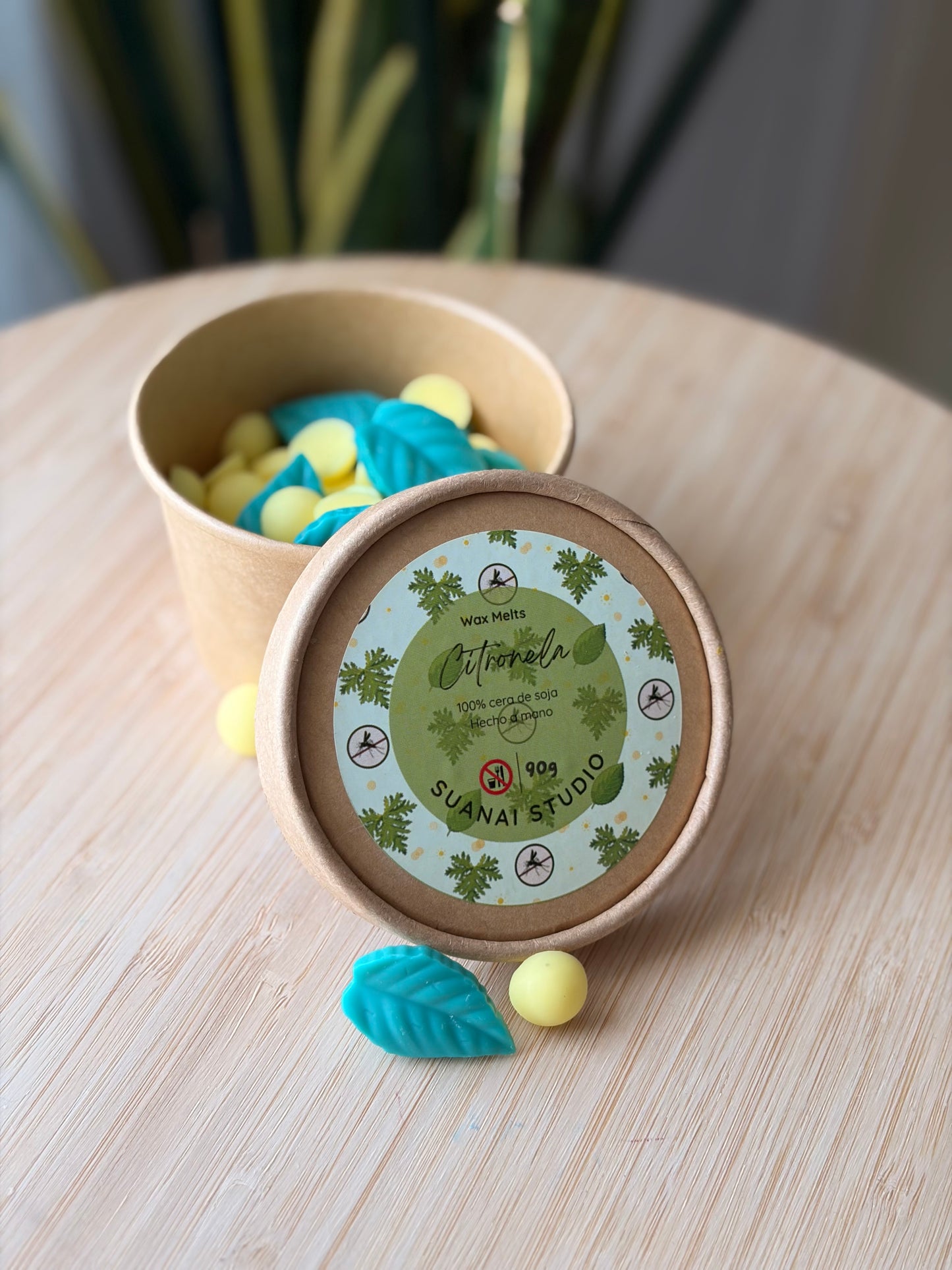 Wax melts de Citronela · Cera de soja