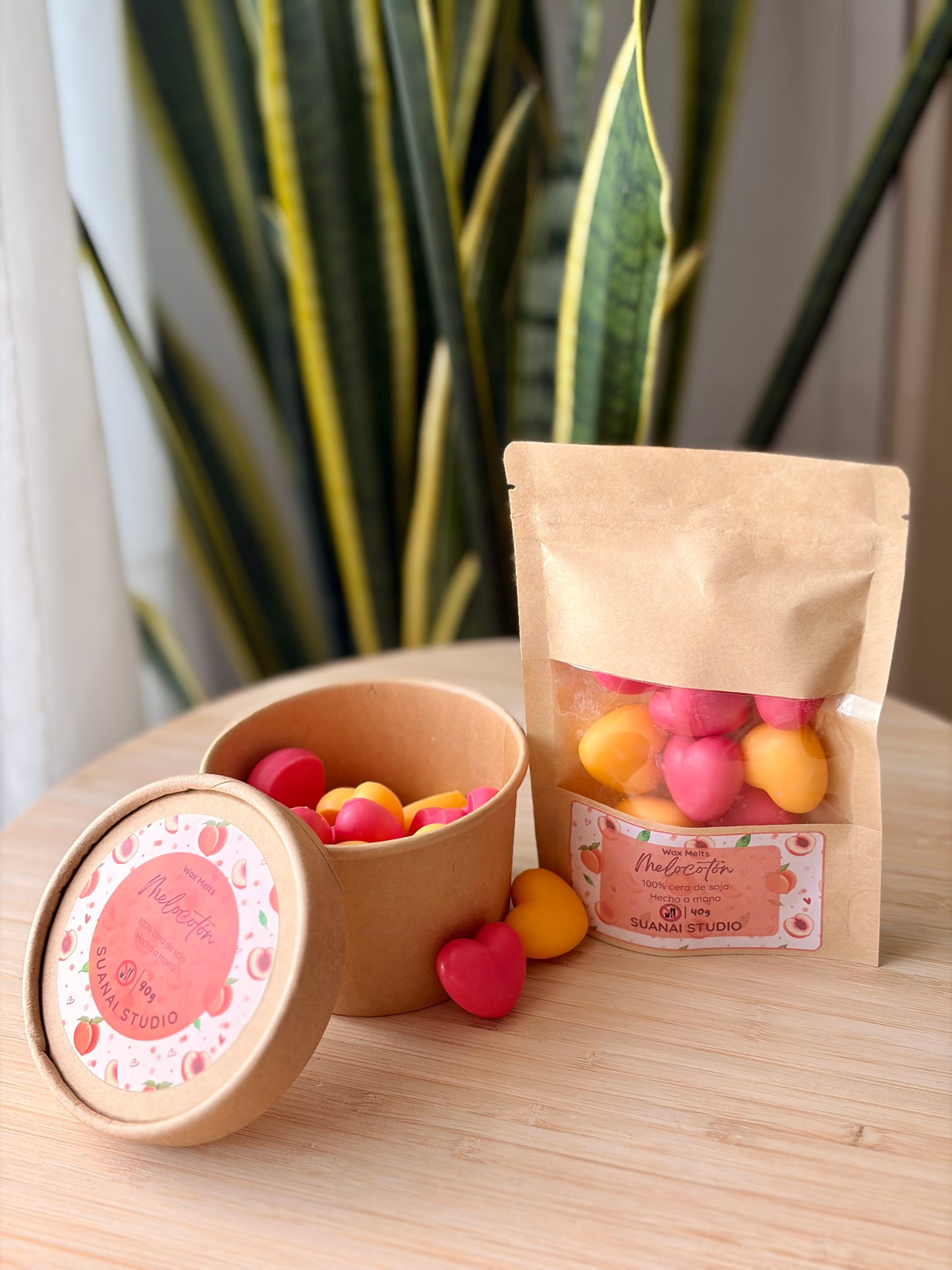 Wax melts de Melocotón – Cera de soja