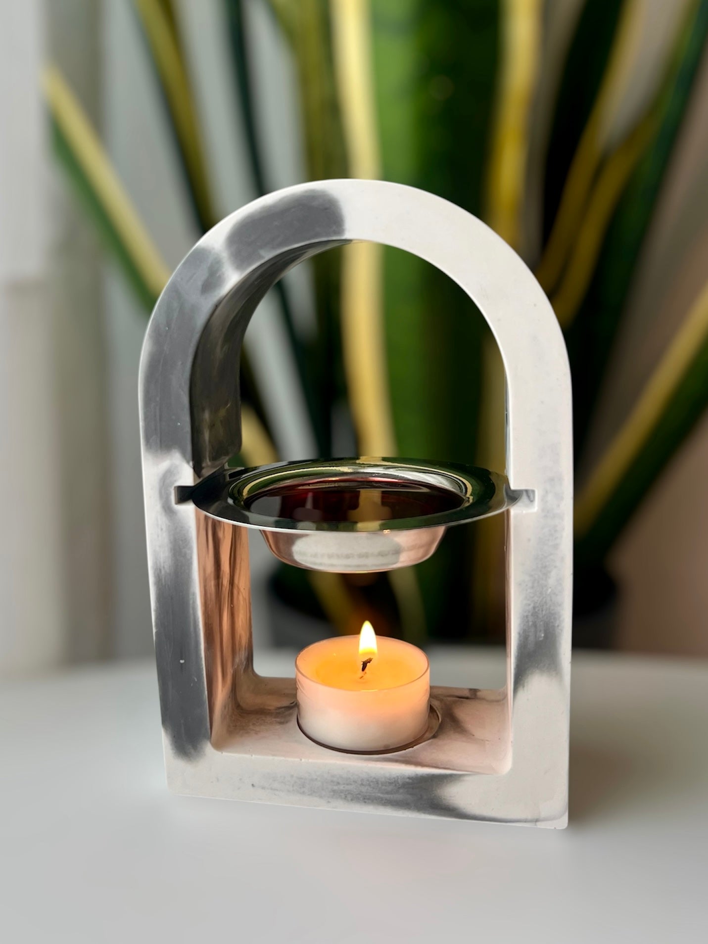 Quemador de cera Arco - Hecho a mano