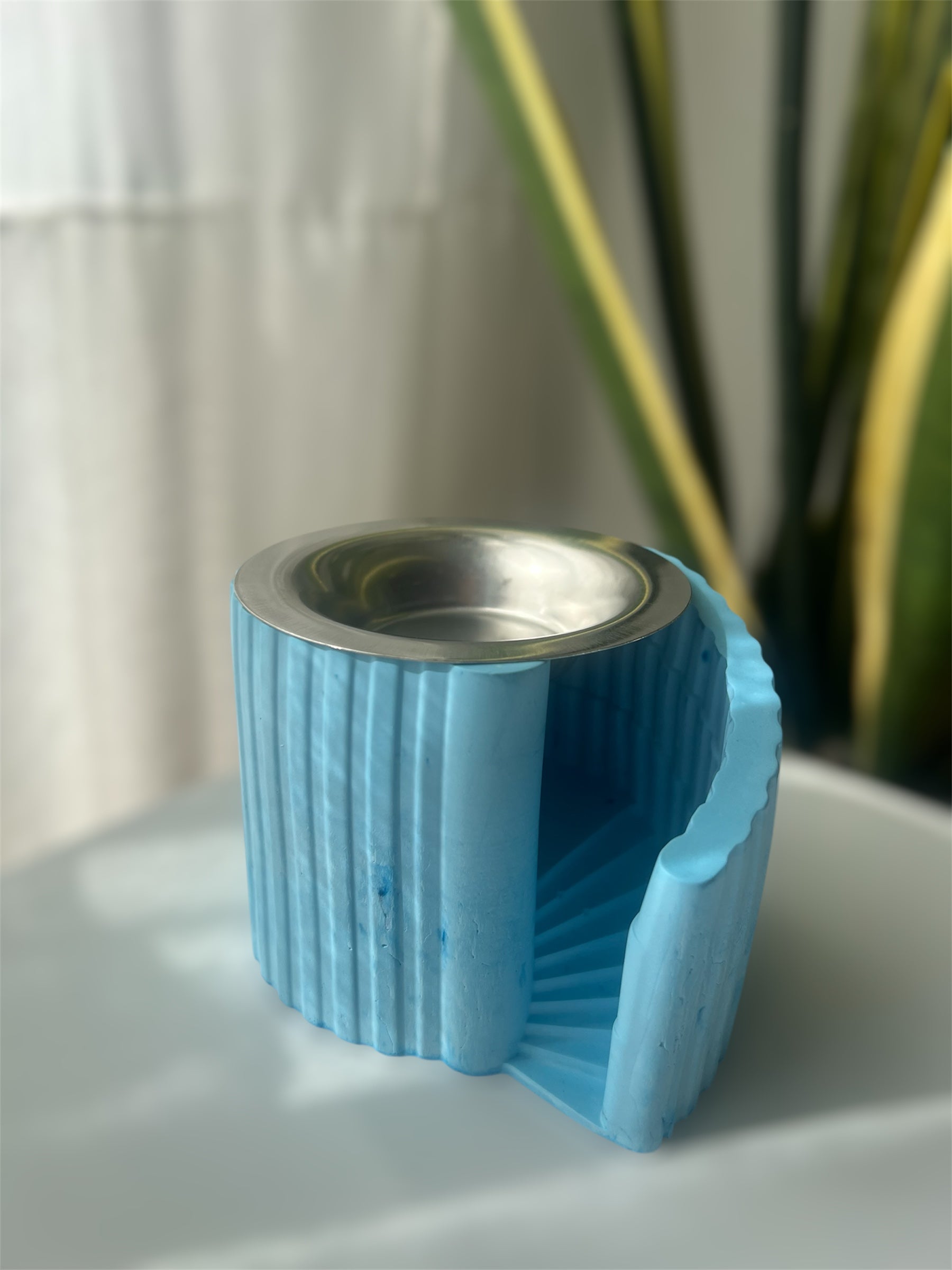 Quemador de wax melts de alabastro – Modelo Escalera