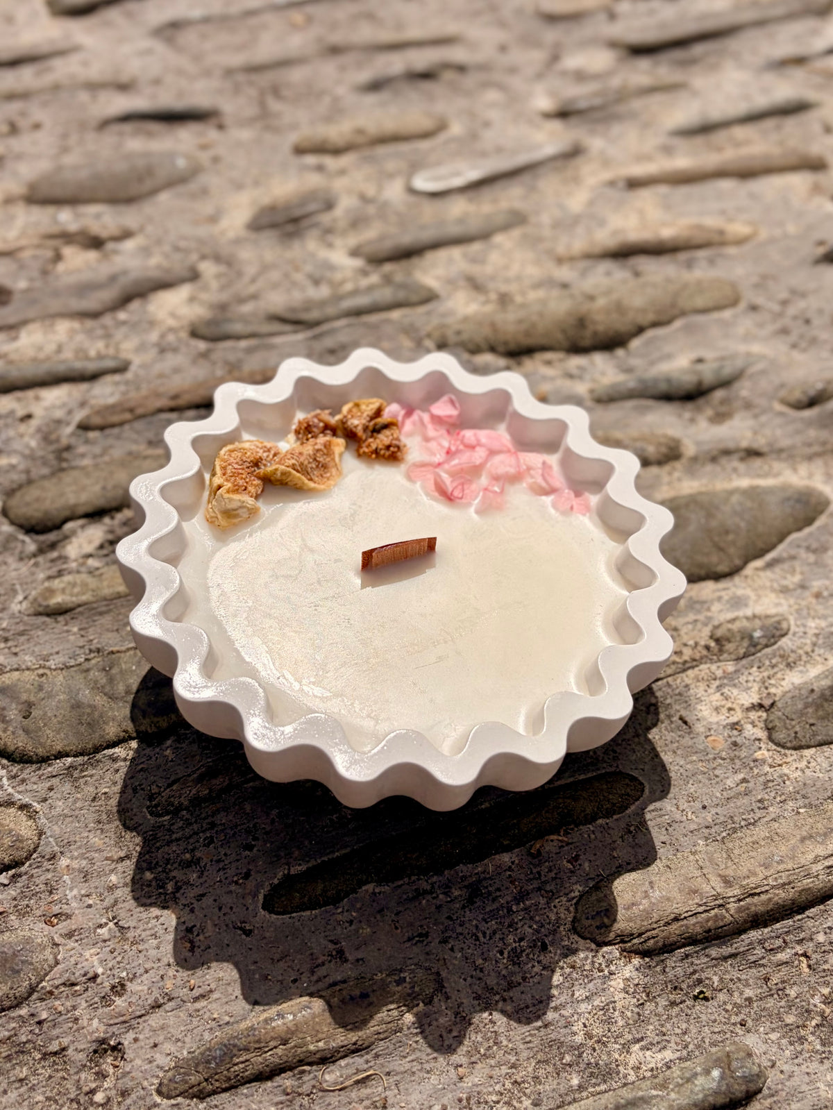 Vela Higo y Flor de Loto - 220 g de cera de soja
