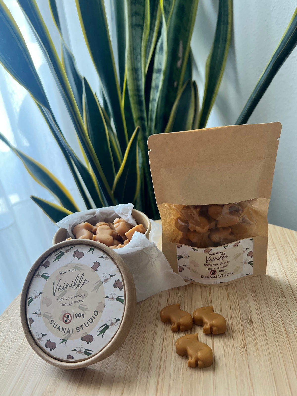 Wax Melts de Soja - Capibara Aroma Vainilla