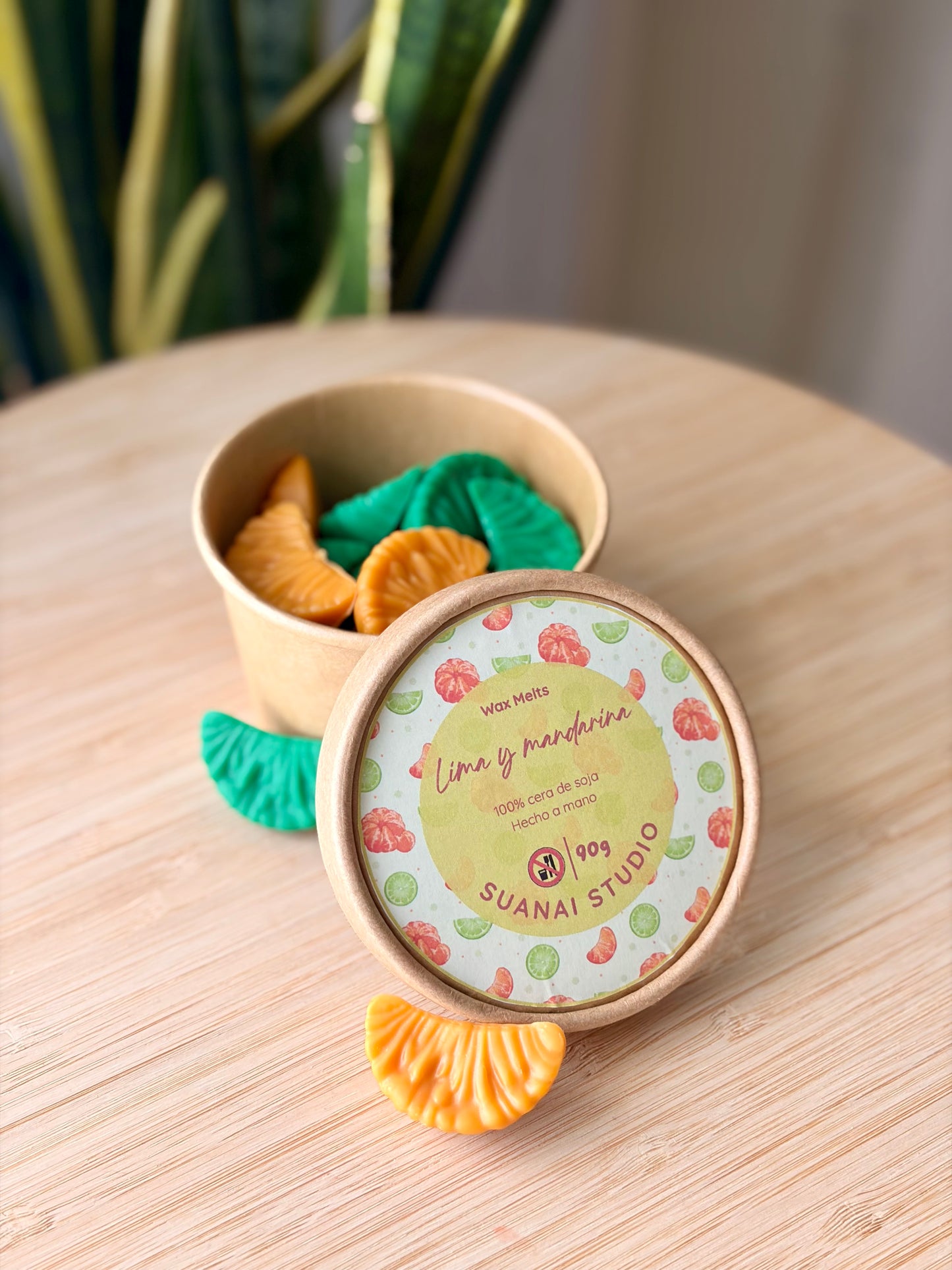 Wax Melts Lima y mandarina - Cera de soja