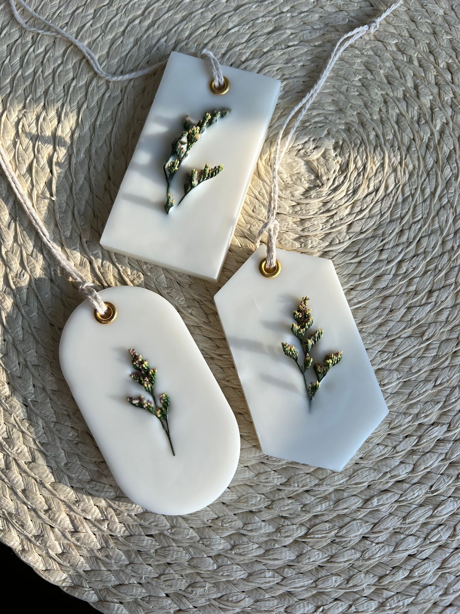 Ambientador de Armario de Cera de Soja – Colgable, Vegano y Artesanal