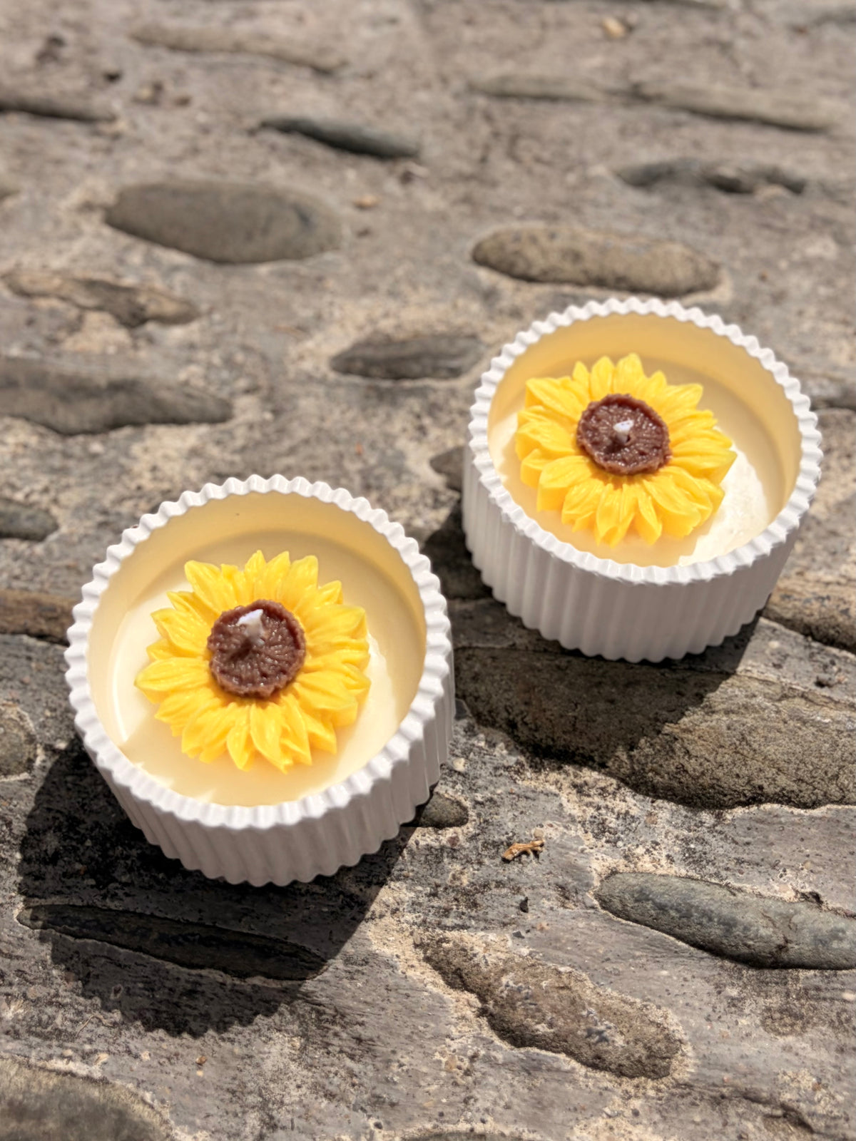 Vela Girasol 90 g de soja | Lirios y Jacintos