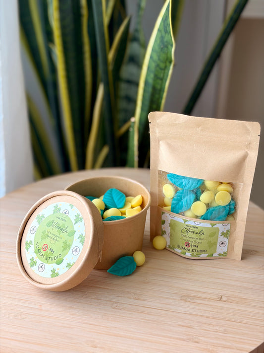 Wax melts de Citronela · Cera de soja