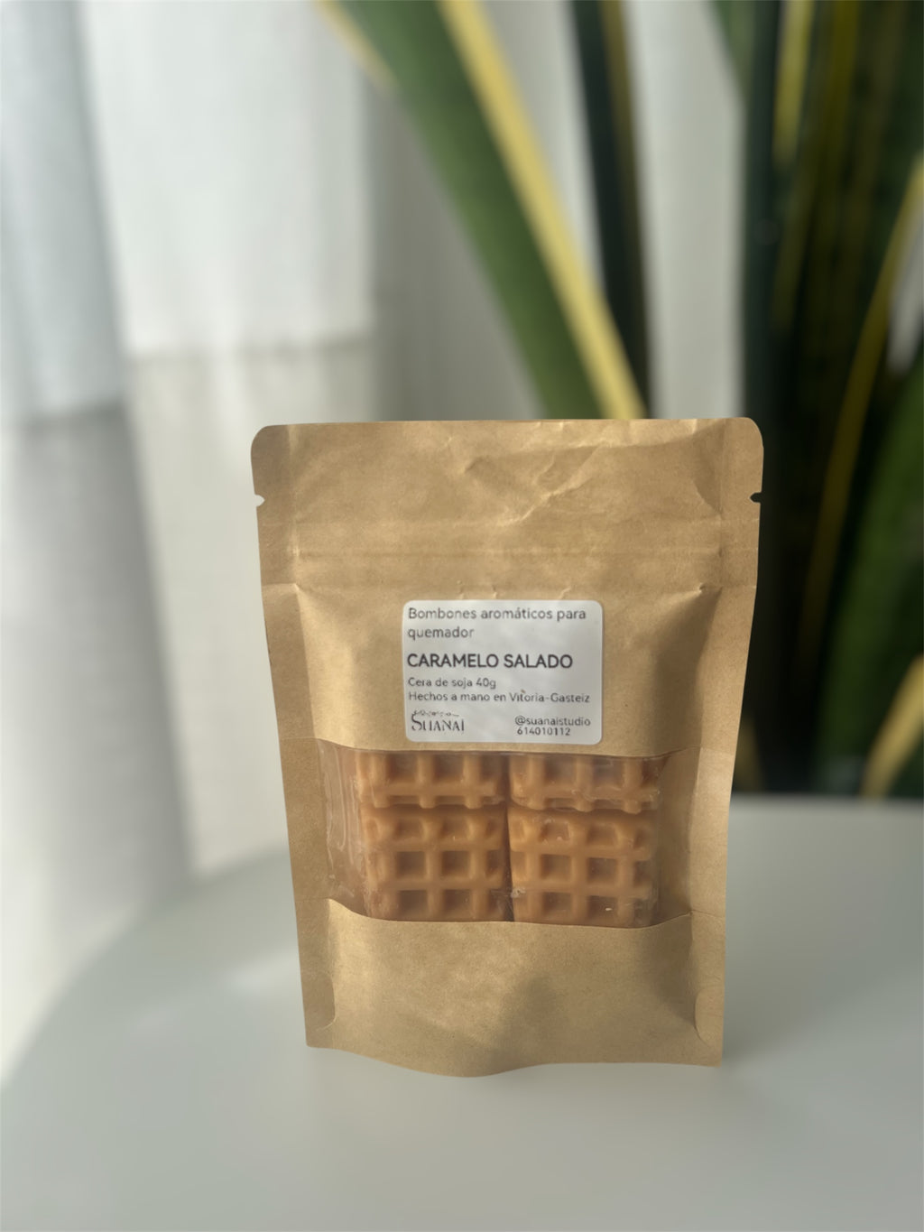 Wax melts aromáticos de cera de soja – Caramelo salado