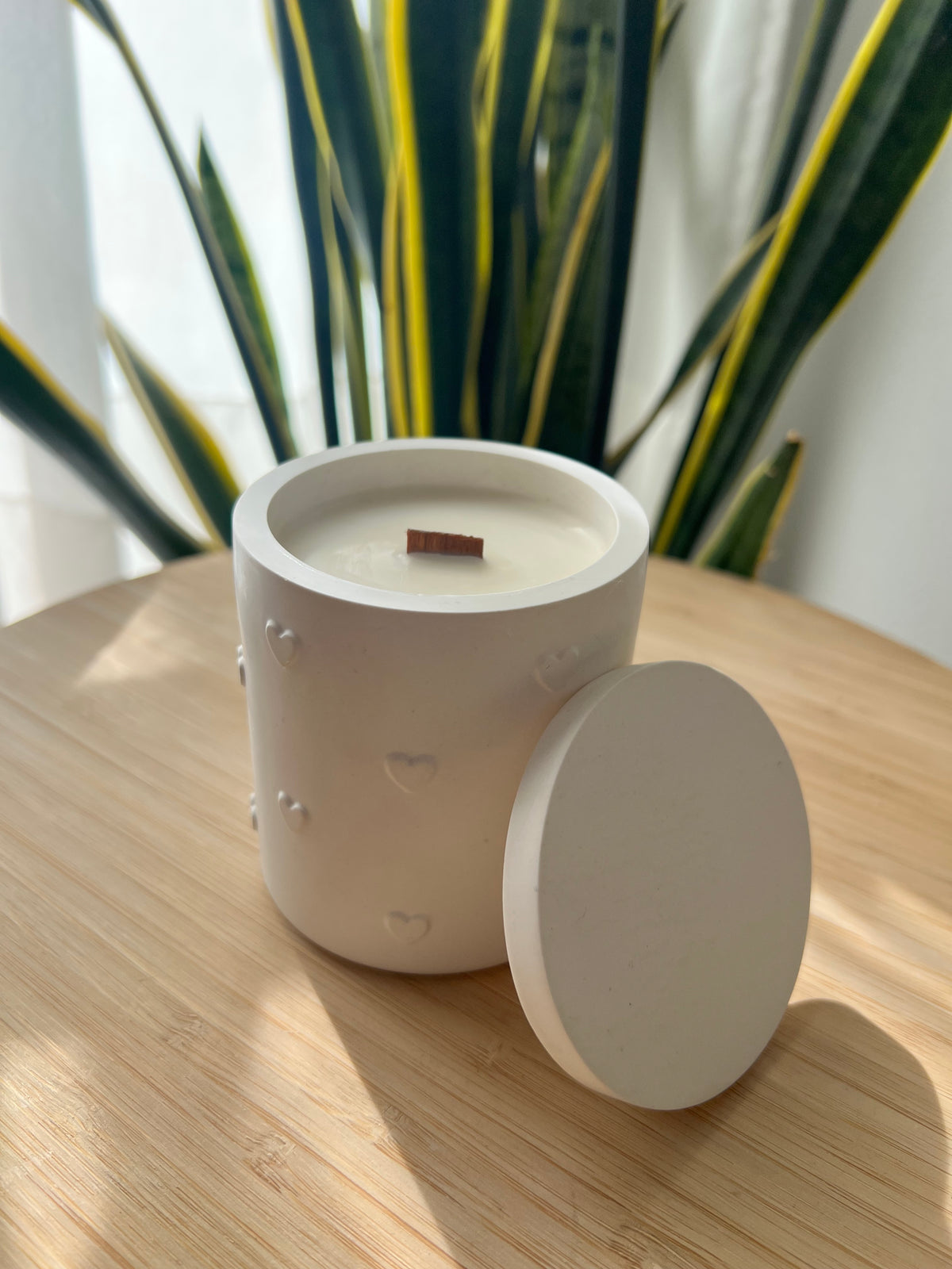 Vela artesanal Bambú y Flor de Cerezo – Cera de soja