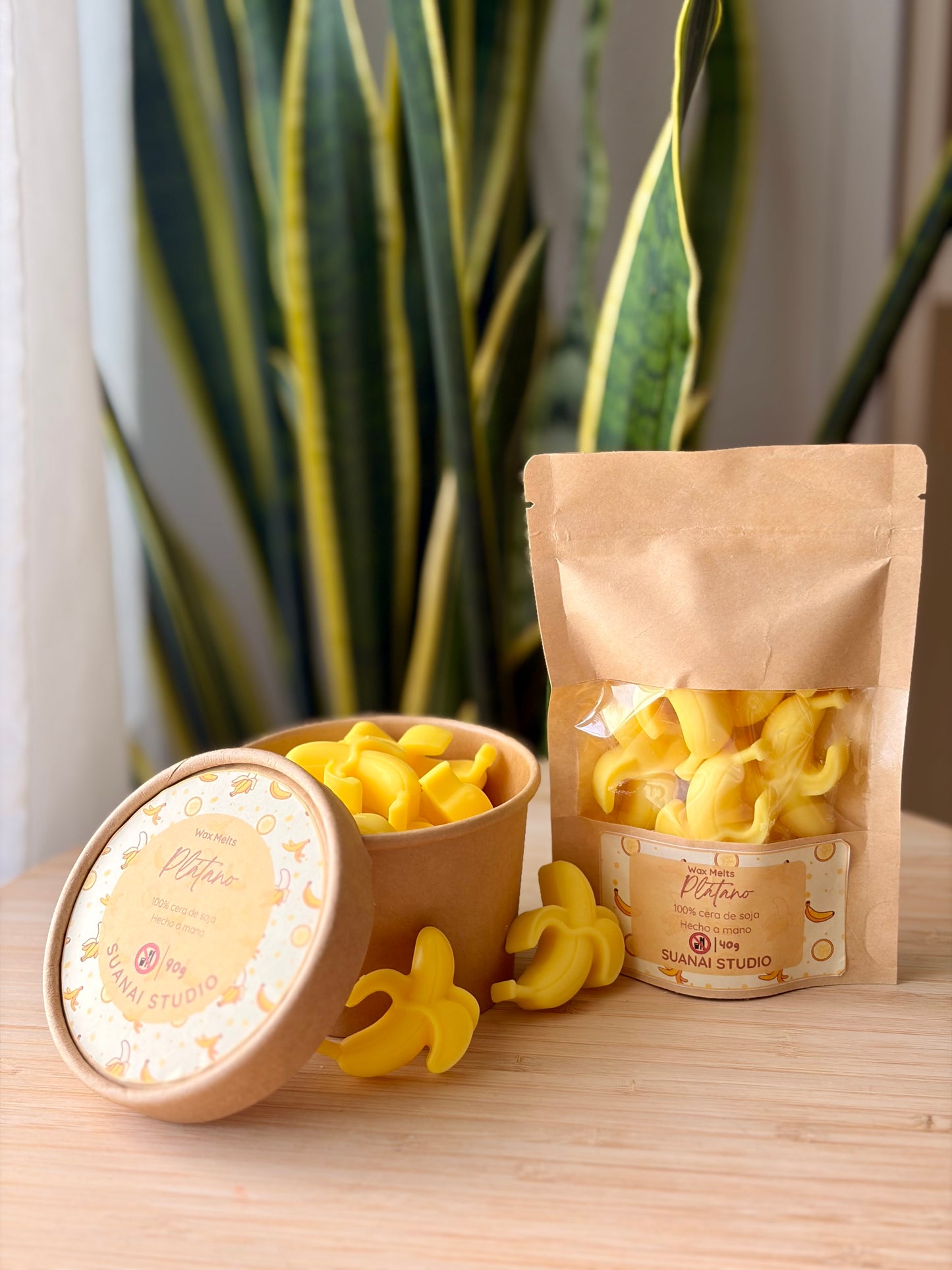 Wax Melts Plátano - Cera de Soja