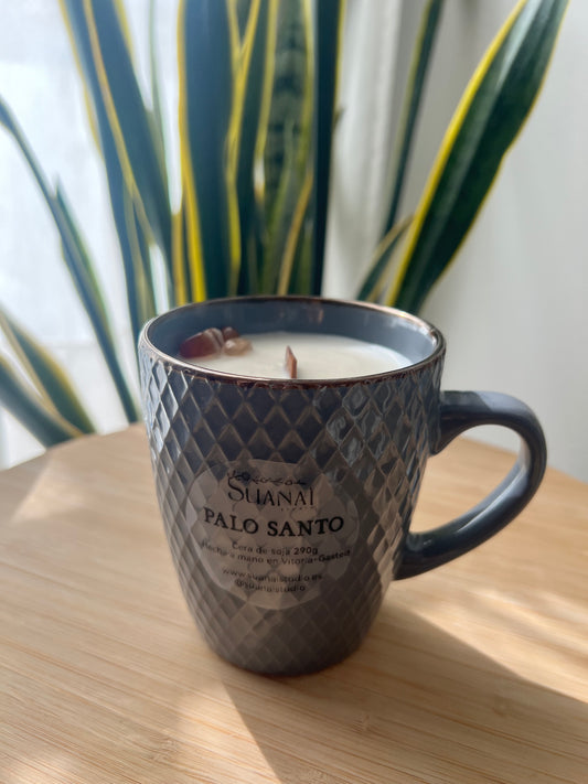 Vela en Taza Palo Santo Especiado – 290 g de cera de soja