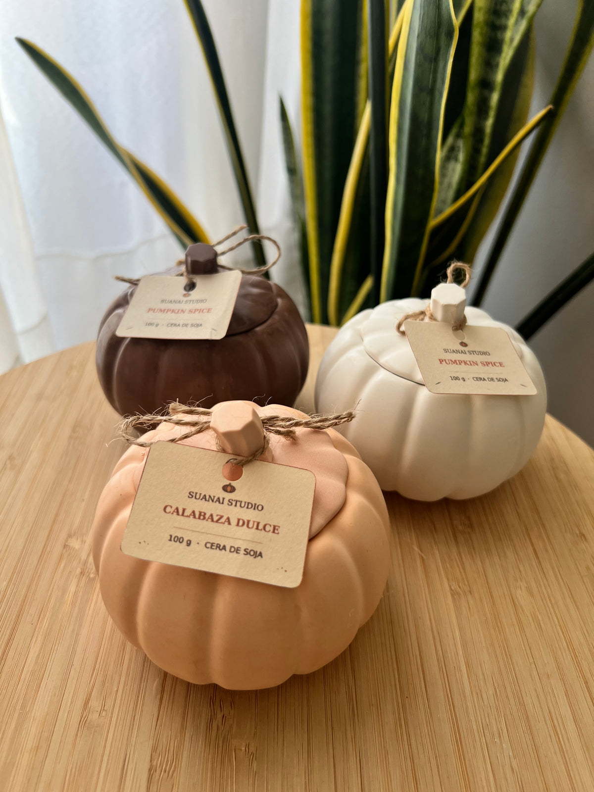 Vela de soja en forma de calabaza – Calabaza dulce