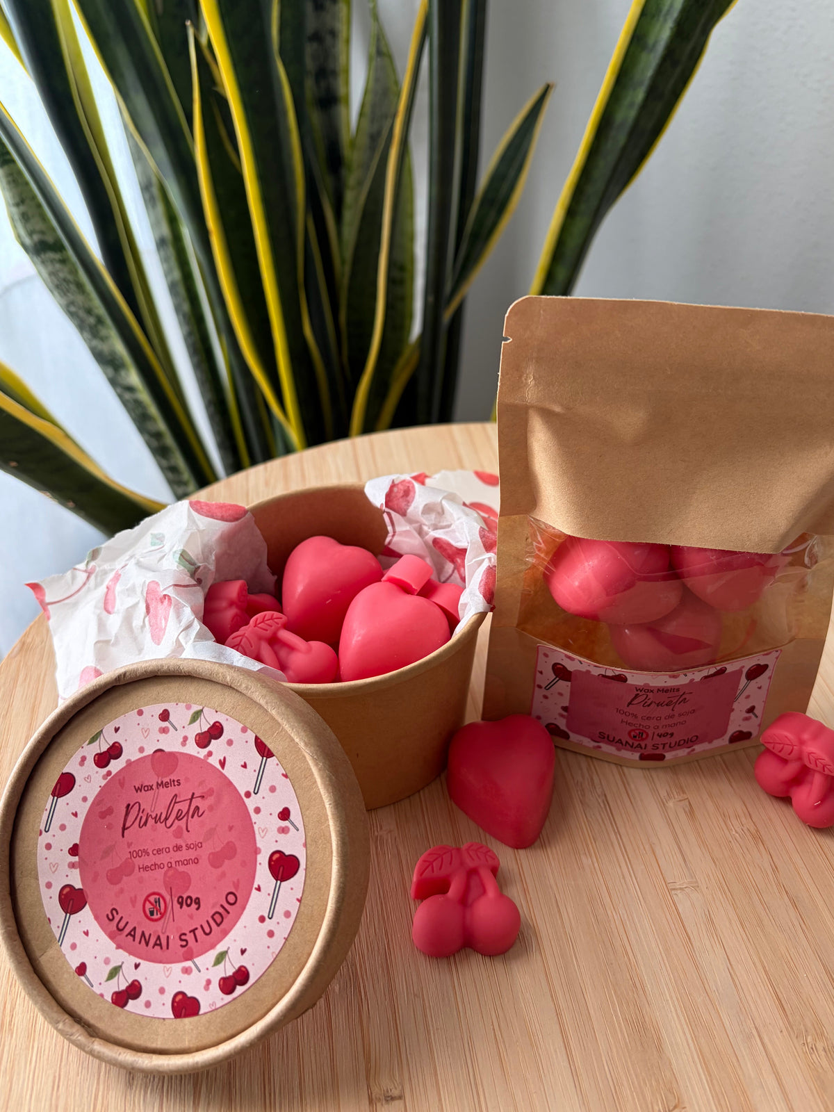 Wax melts aromáticos de cera de soja – Piruleta