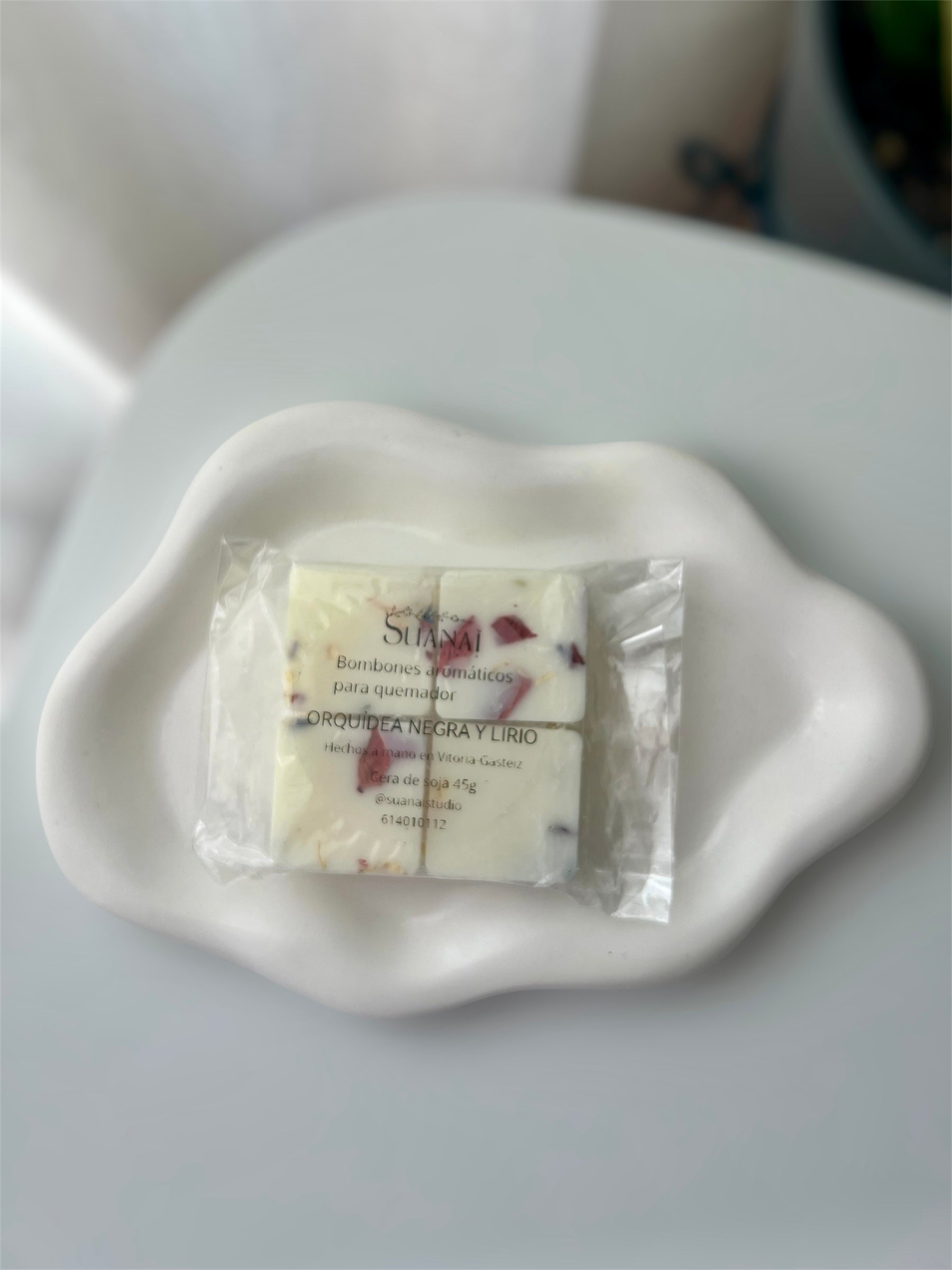 Wax Melts aromáticos de cera de soja – Orquídea Negra y Lirio
