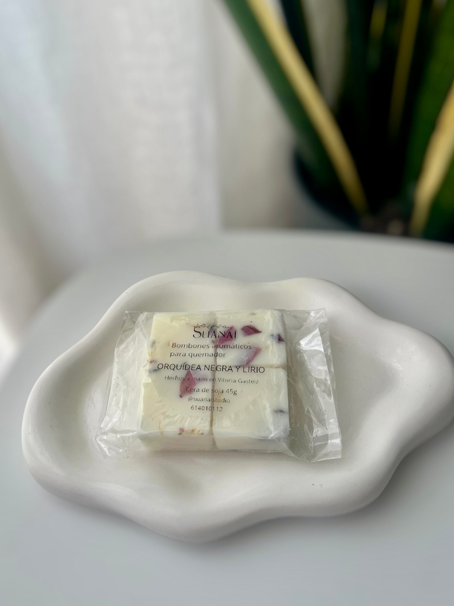 Wax Melts aromáticos de cera de soja – Orquídea Negra y Lirio