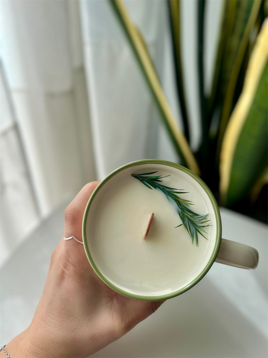 Vela Taza Tierra Húmeda – Cera de Soja y Mecha de Madera