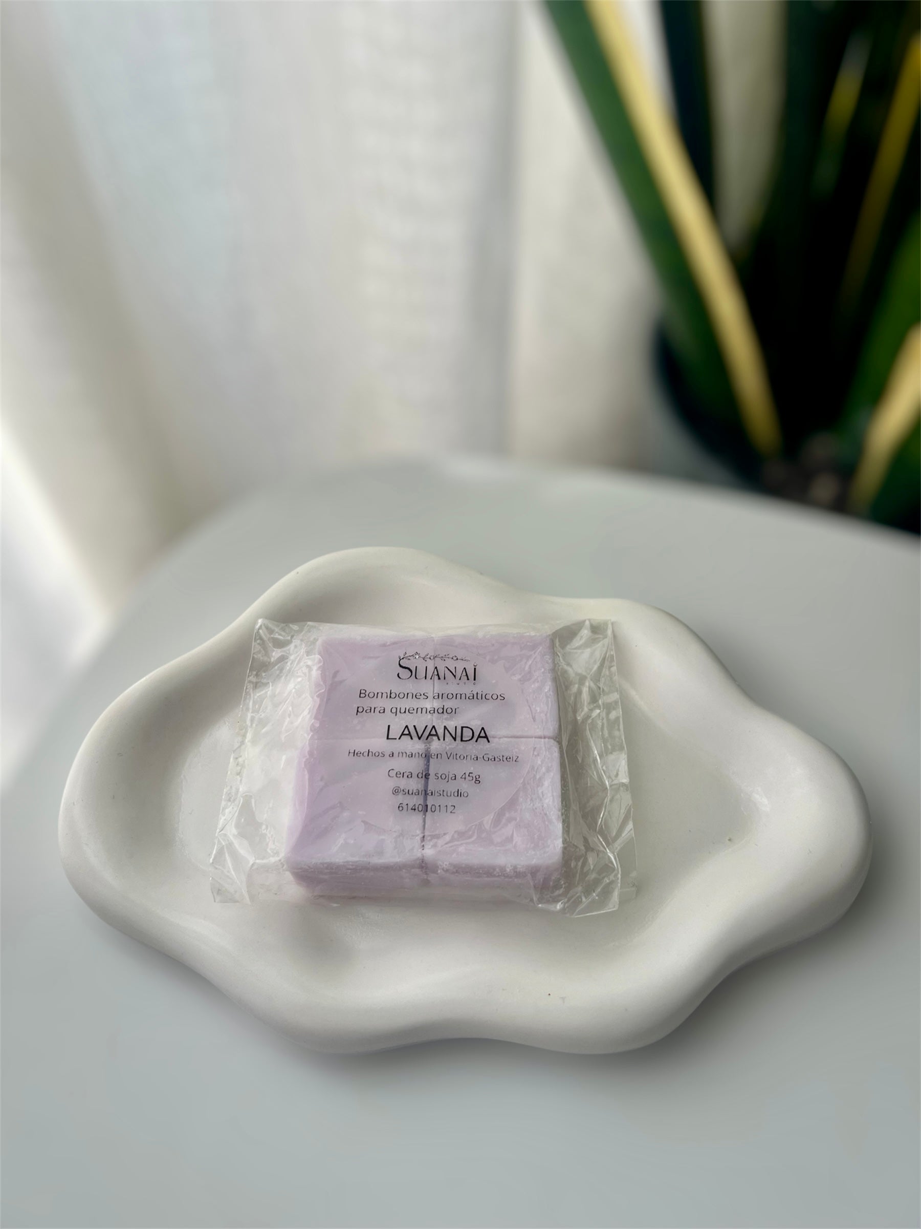 Wax Melts aromáticos de cera de soja con Mica – Lavanda