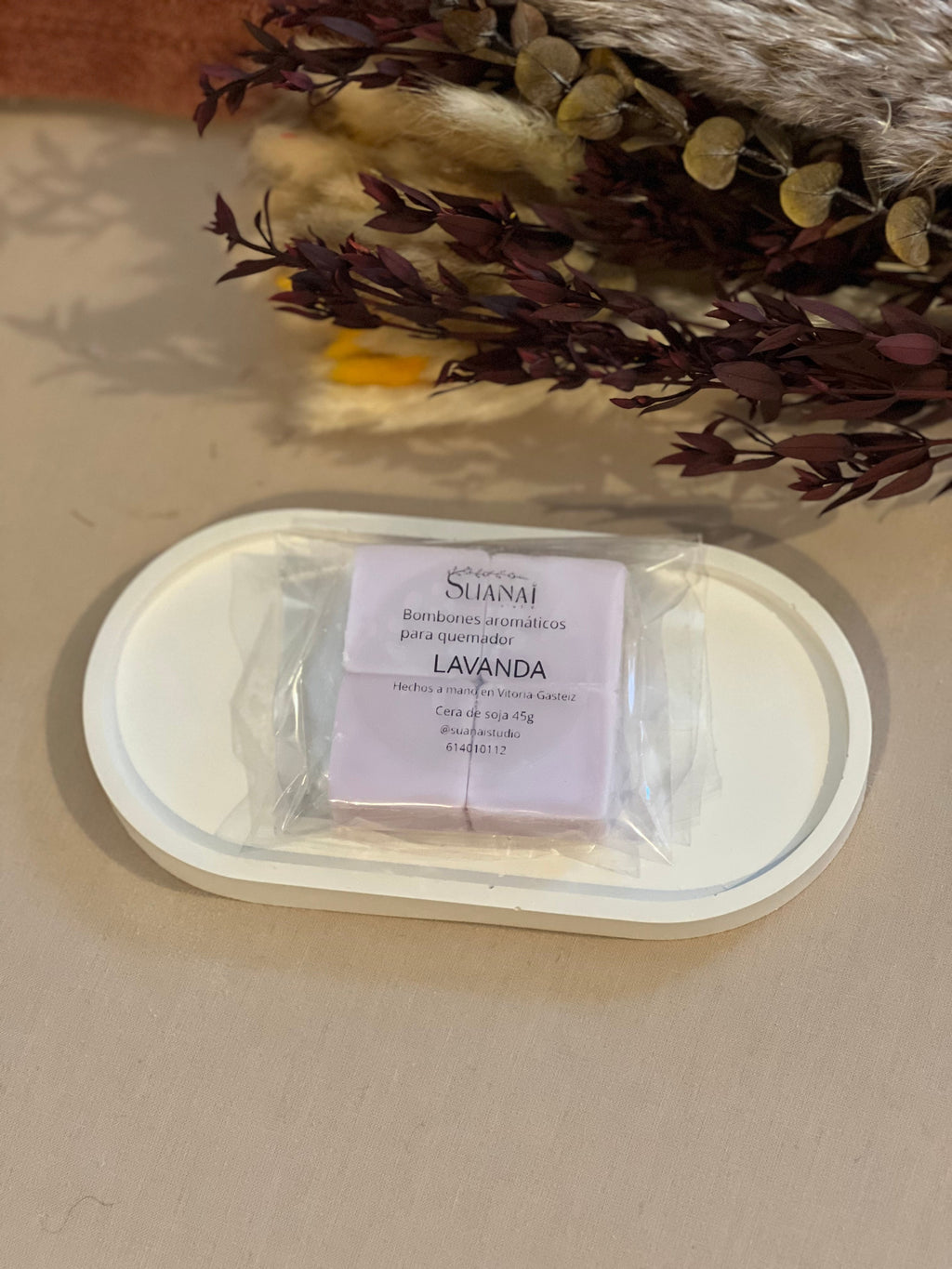 Wax Melts aromáticos de cera de soja con Mica – Lavanda