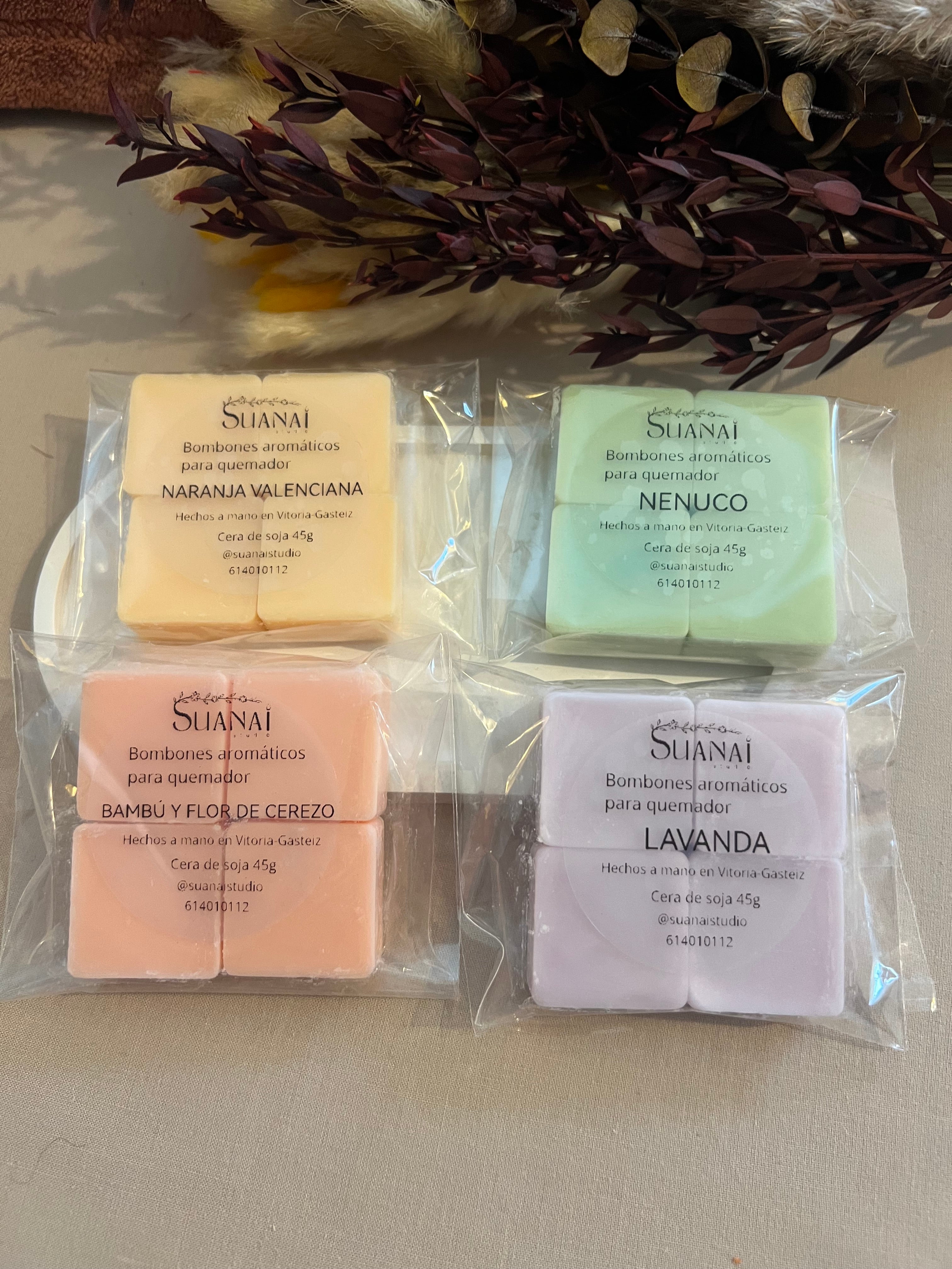 Wax Melts aromáticos de cera de soja con Mica – Nenuco