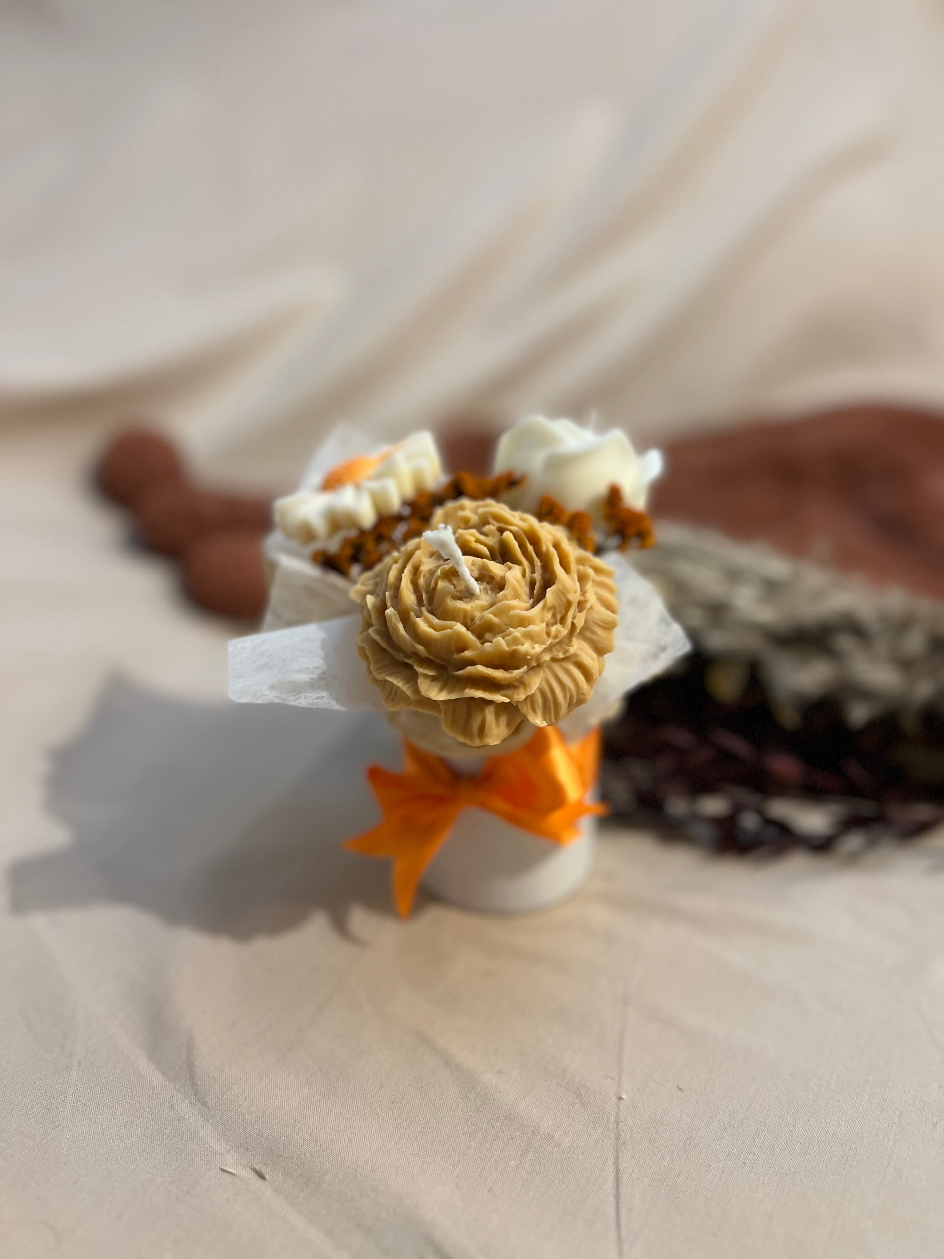 Ramo de Flor Eterna de Cera de Soja – Formato Pequeño