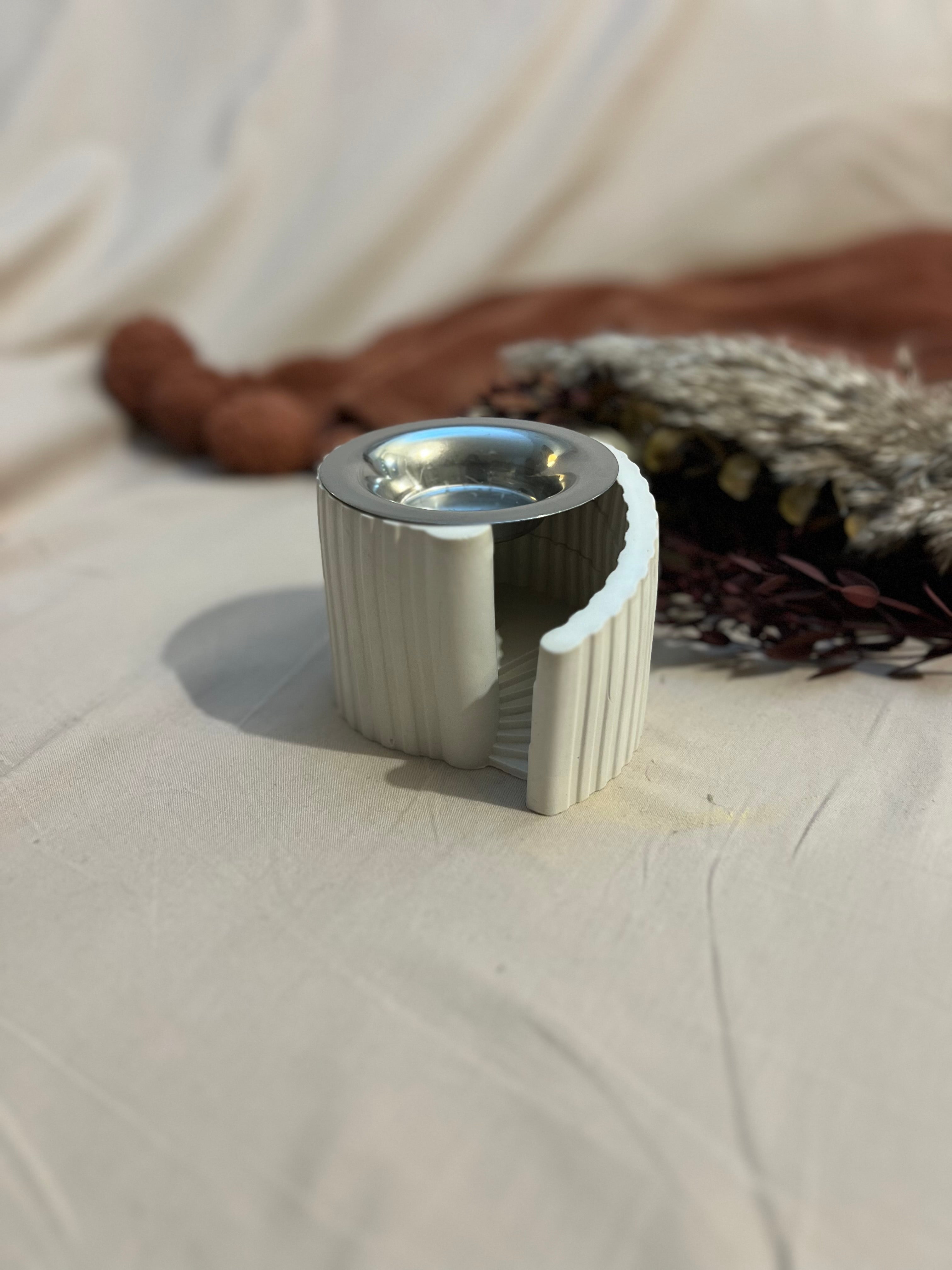 Quemador de wax melts de alabastro – Modelo Escalera