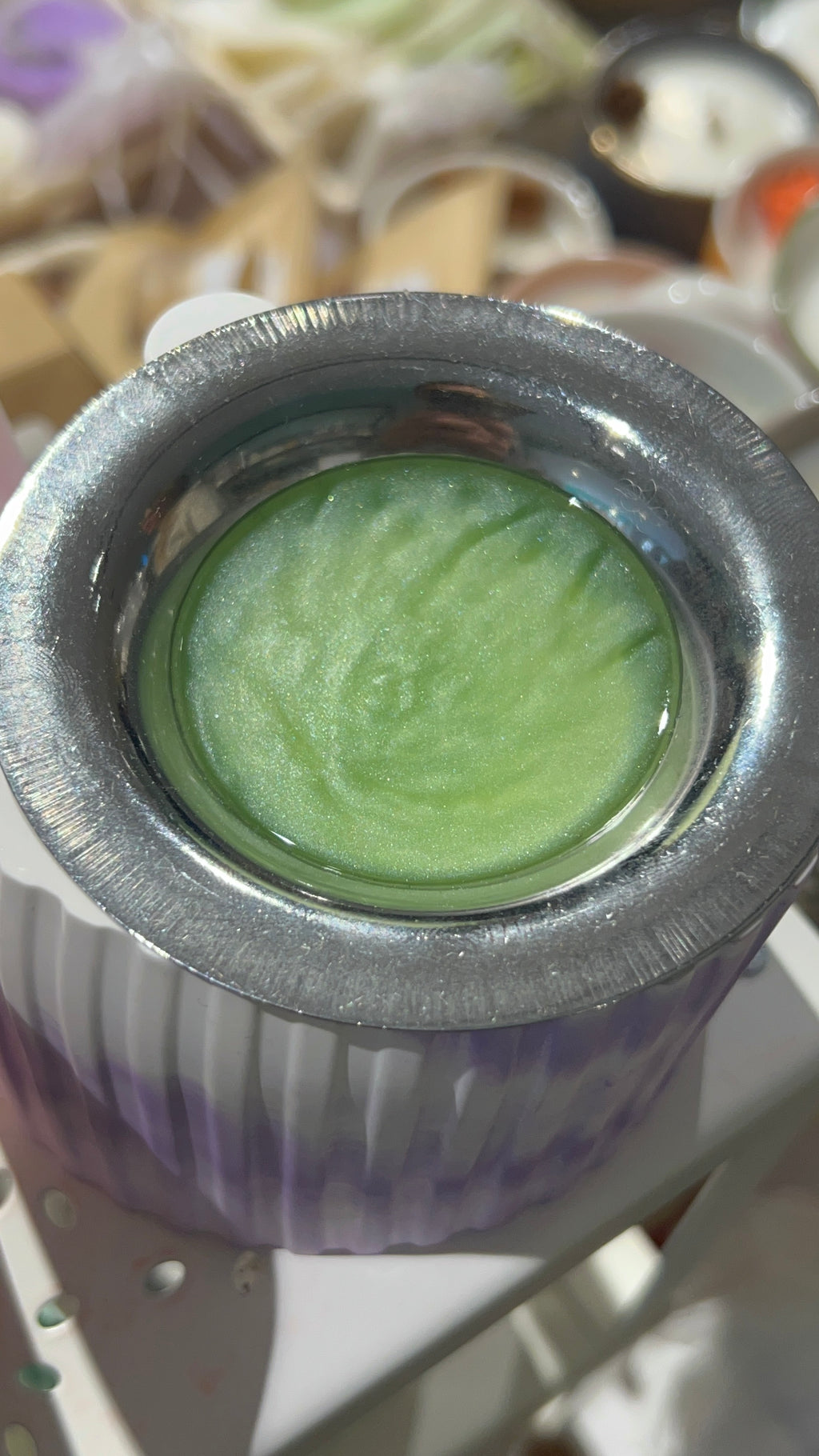 Quemador de wax melts de alabastro – Modelo Escalera