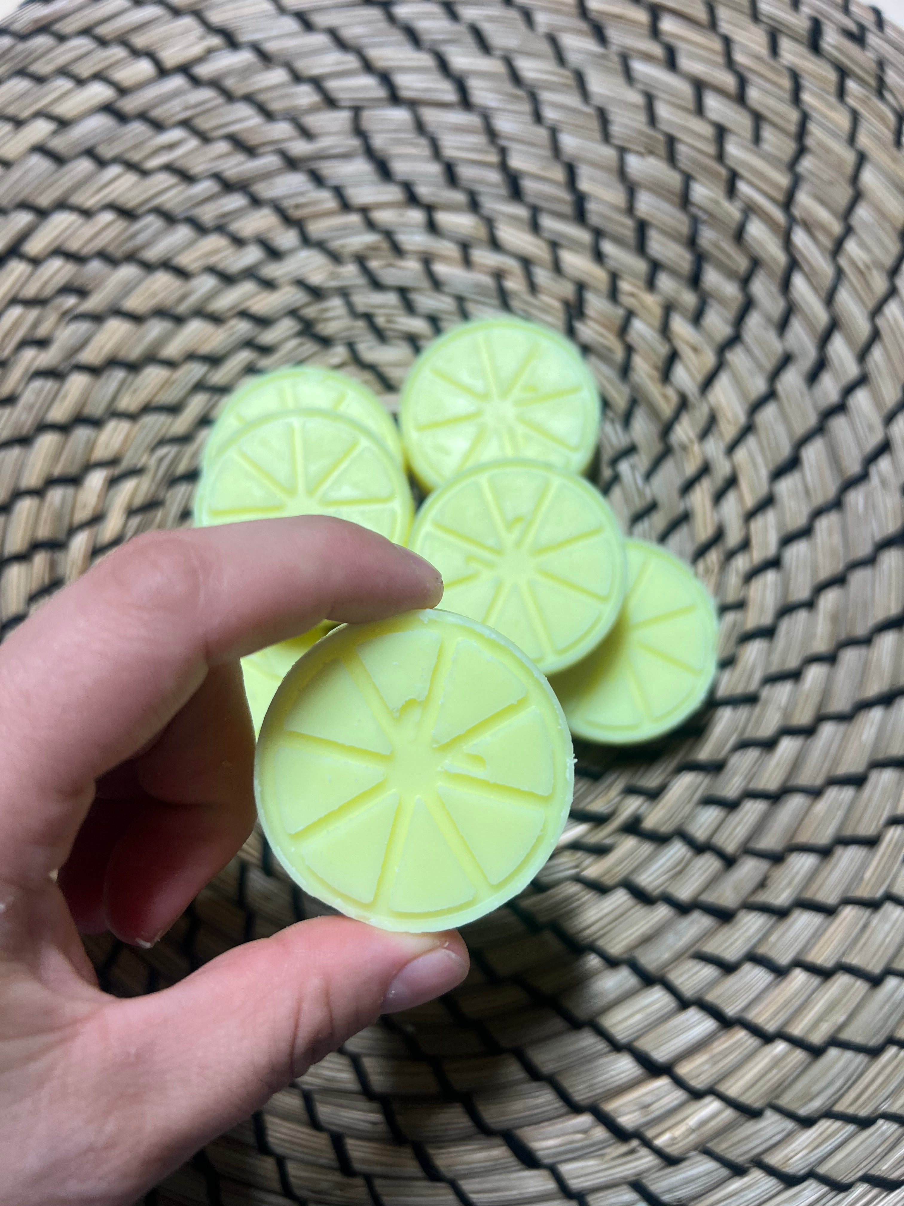 Wax melts aromáticos de cera de soja – Mousse de Limón