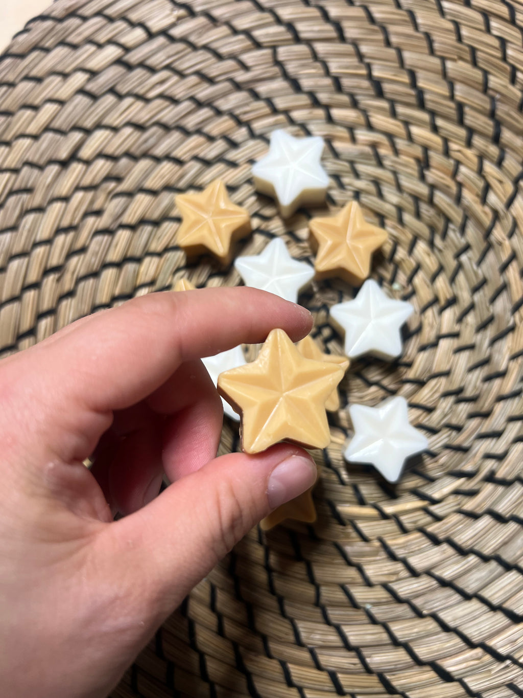 Wax melts aromáticos de cera de soja – Vainilla y Caramelo