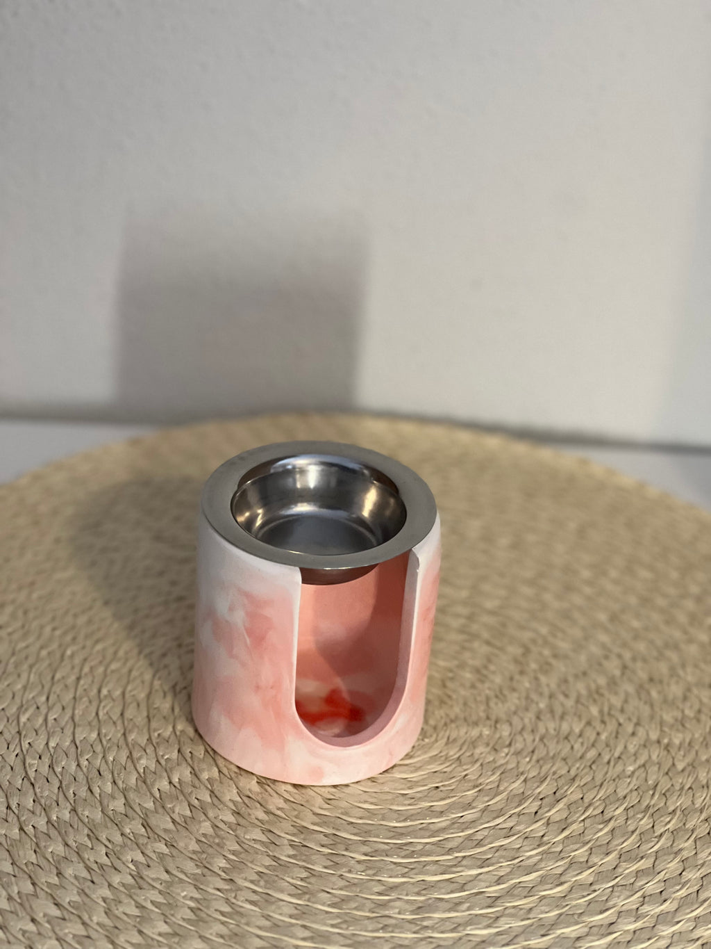 Quemador de wax melts de alabastro – Modelo Circular