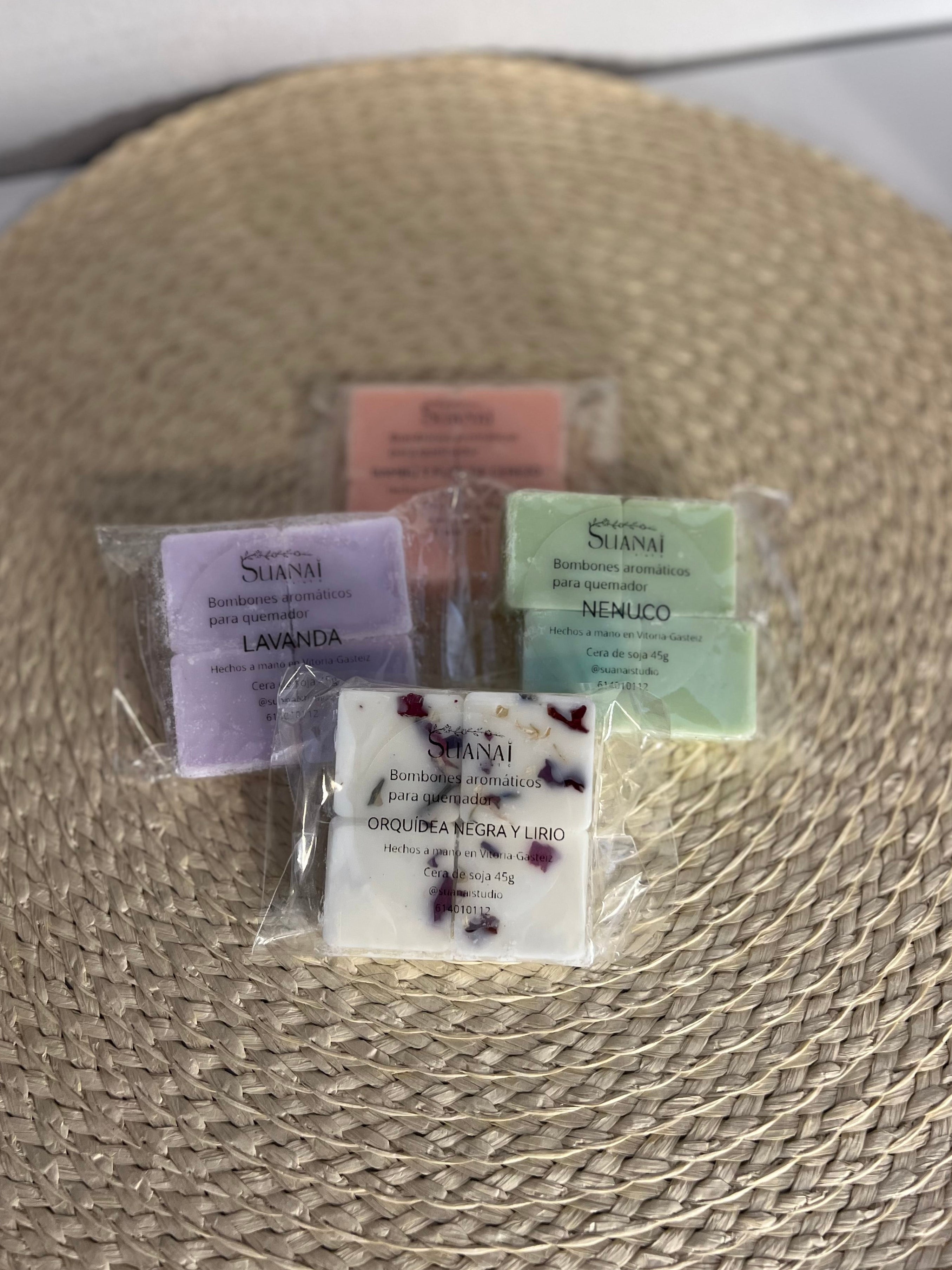 Wax Melts aromáticos de cera de soja – Orquídea Negra y Lirio