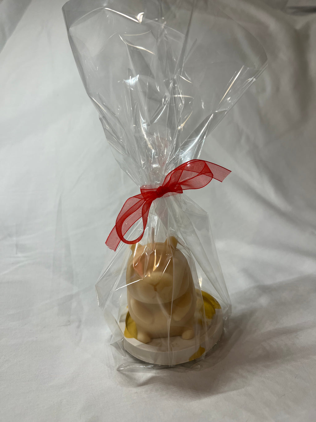 Pack Vela Decorativa Cera de Soja + Bandeja de Alabastro Artesanal