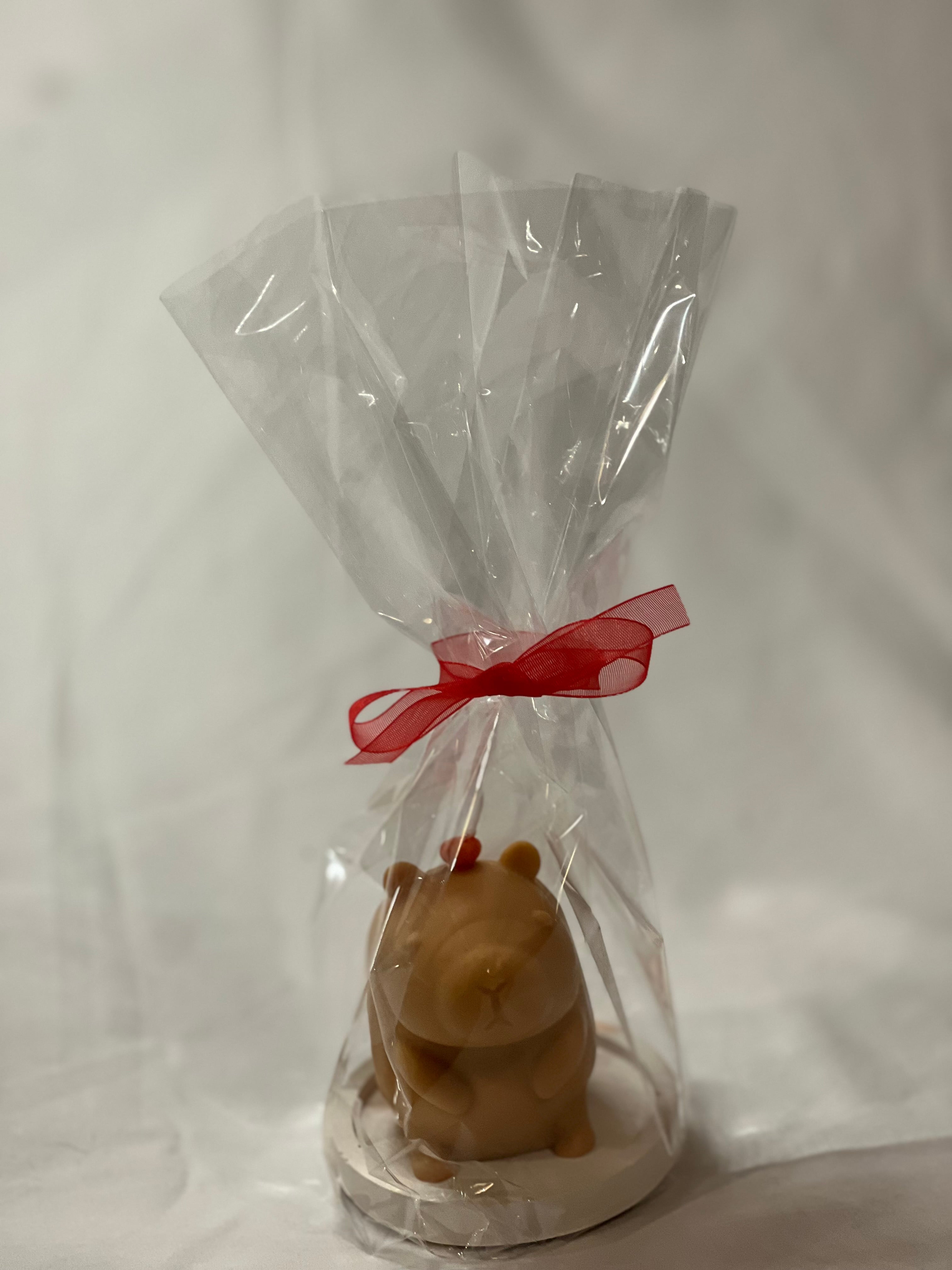 Pack Vela Decorativa Cera de Soja + Bandeja de Alabastro Artesanal