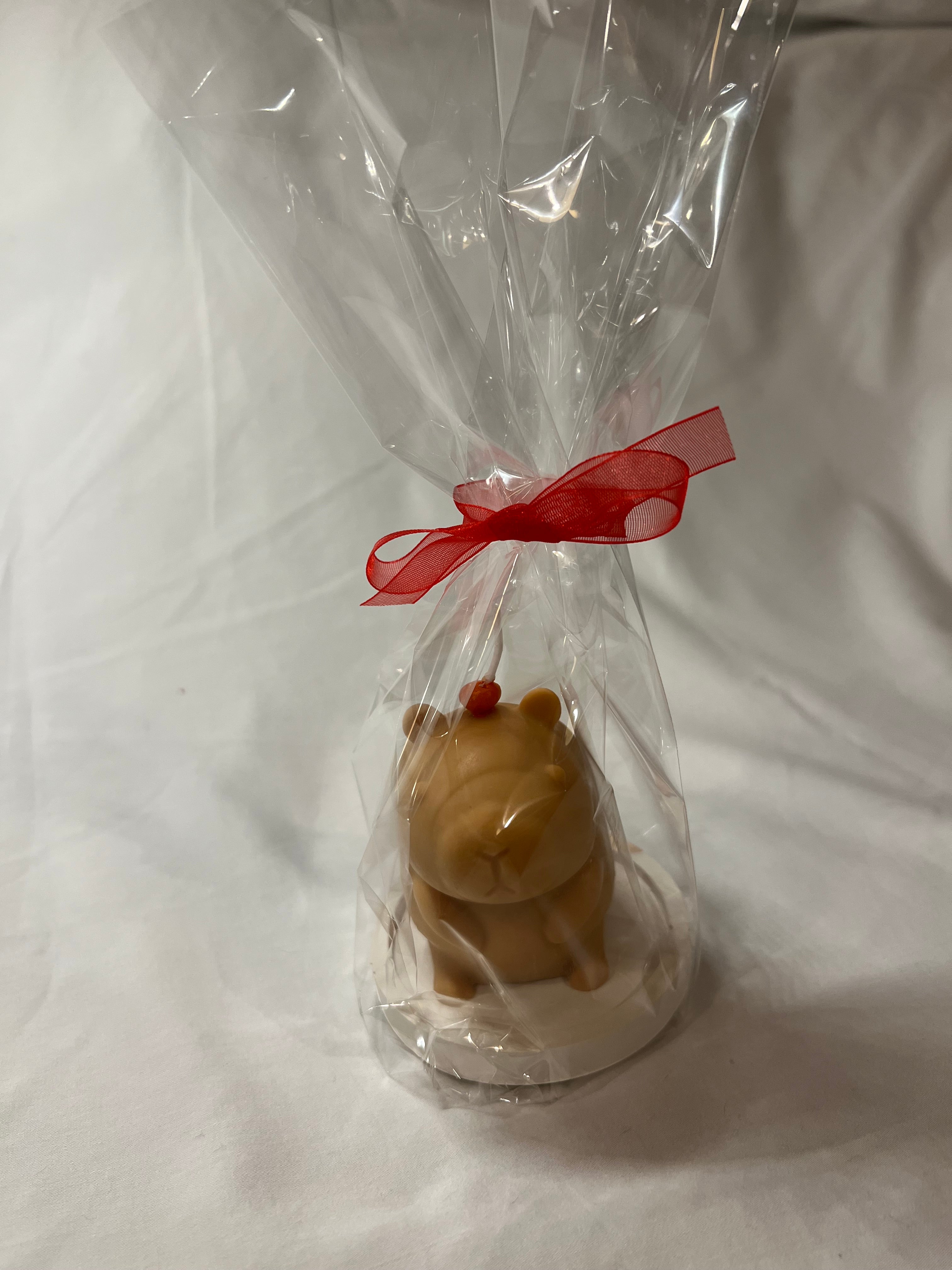 Pack Vela Decorativa Cera de Soja + Bandeja de Alabastro Artesanal