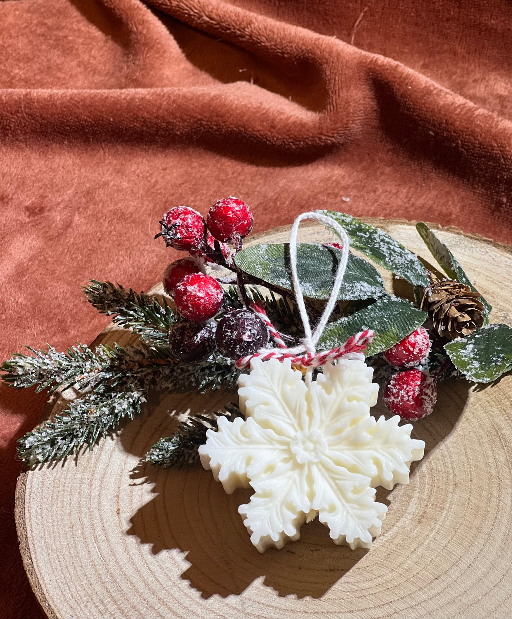Copo de Nieve – Figura Decorativa de Cera de Soja Aromática