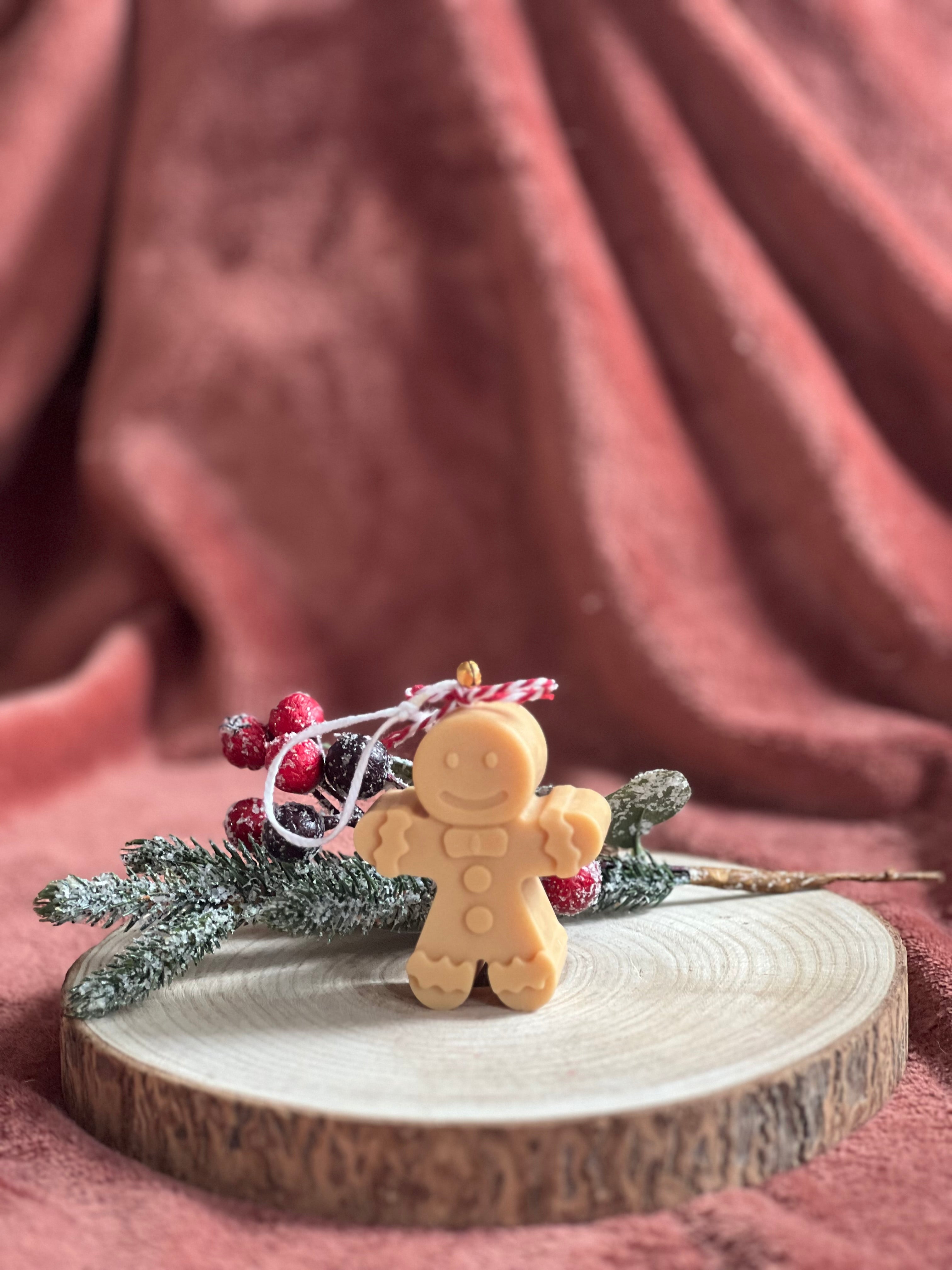Galleta de Jengibre Chico - Figura Decorativa de Cera de Soja Aromática