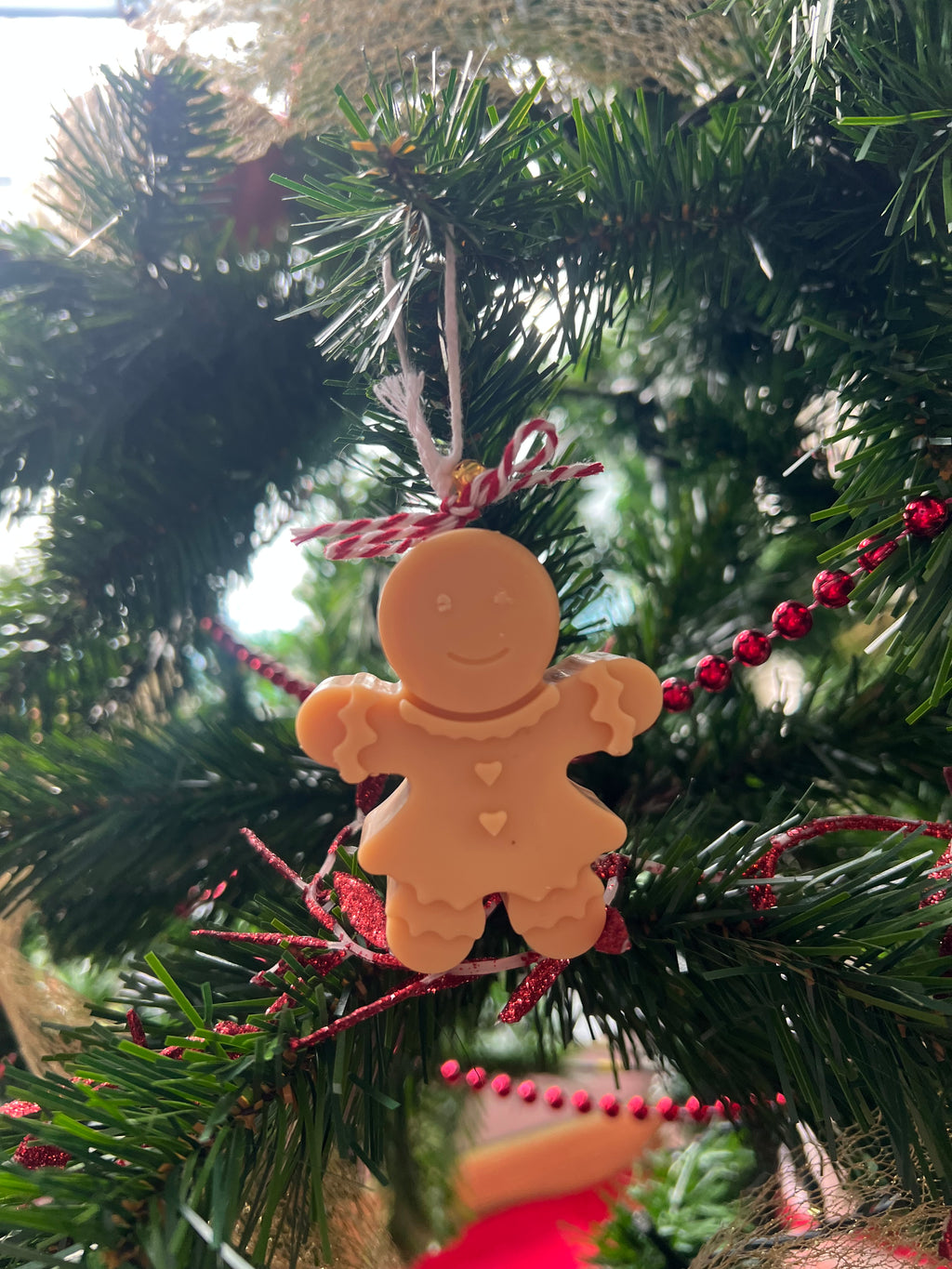 Galleta de Jengibre Chica - Figura Decorativa de Cera de Soja Aromática