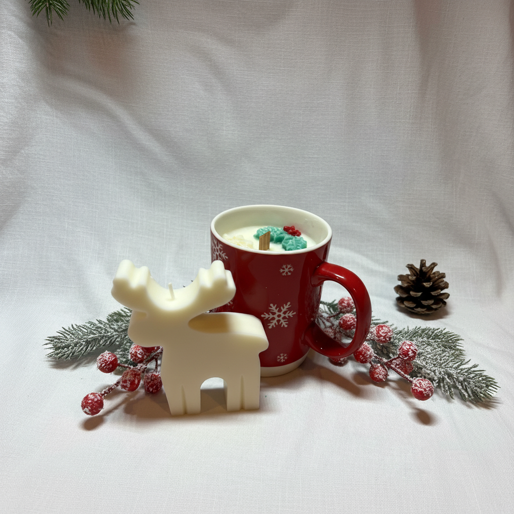 Producto con lino marcado, más luz y detalles navideños