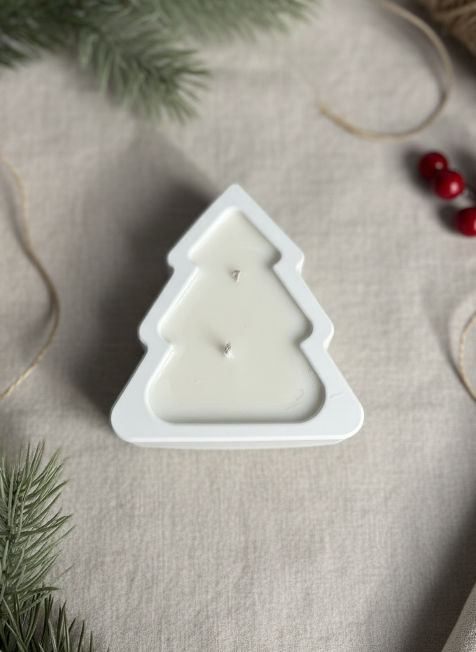 Vela abeto navideña